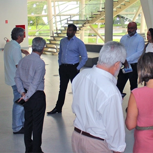 Cônsul Inglês e comitiva